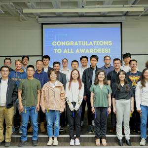 Group photo for Booker Memorial Honors winners