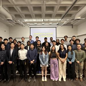 group photo for booker memorial honors awards winners